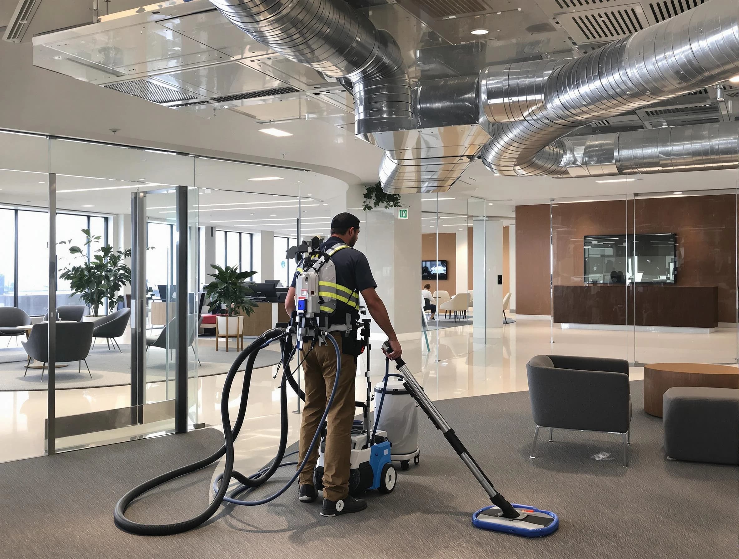 Commercial duct cleaning service by Bernalillo Air Duct Cleaning in Bernalillo