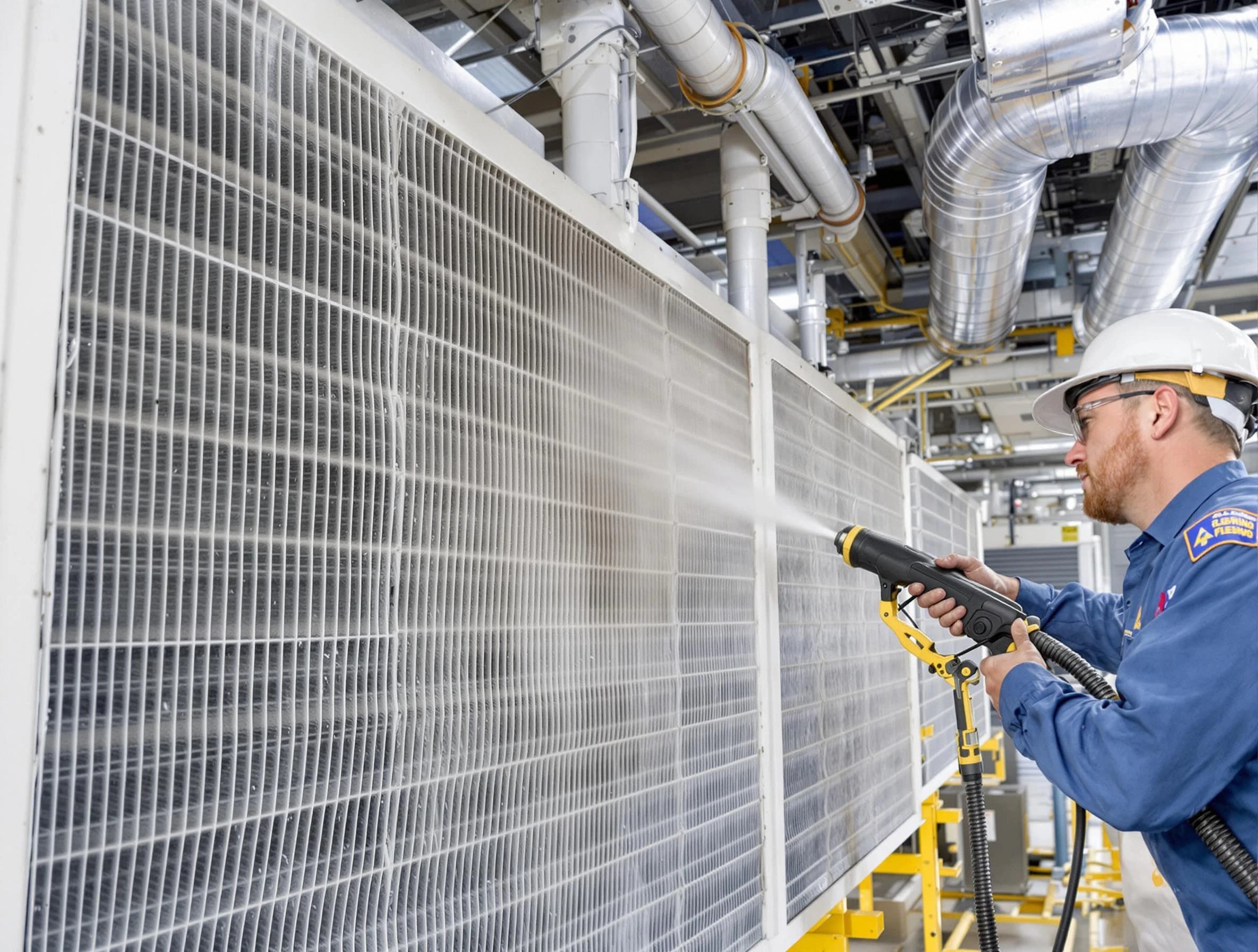 Professional commercial coil cleaning by Bernalillo Air Duct Cleaning in Bernalillo