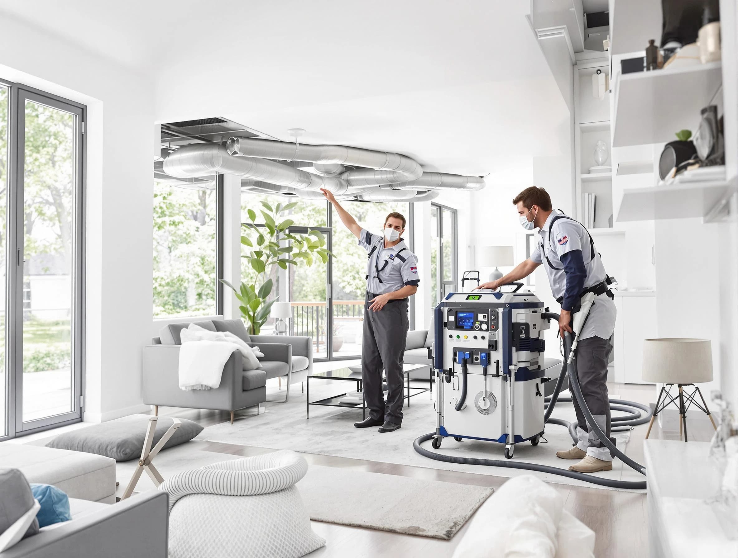 Bernalillo Air Duct Cleaning professional conducting pure air duct cleaning with state-of-the-art equipment in Bernalillo